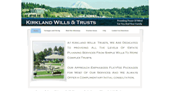 Desktop Screenshot of kirklandwills.com